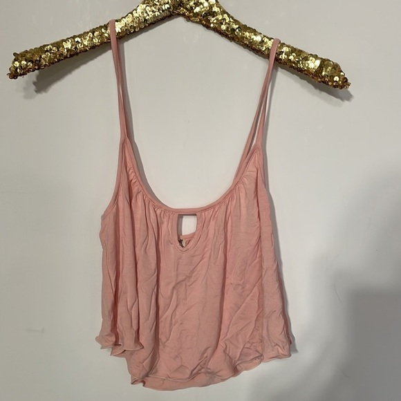 Free People Intimately Free To Be Blush Cami Crop Top - Picture 7 of 14